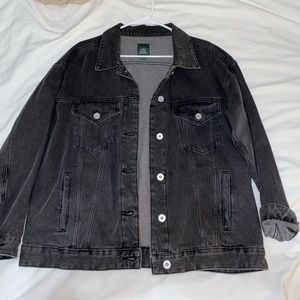 Target Wild Fable Black Denim Jacket
